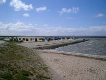 Ein Teil des Nemersieler Strandes